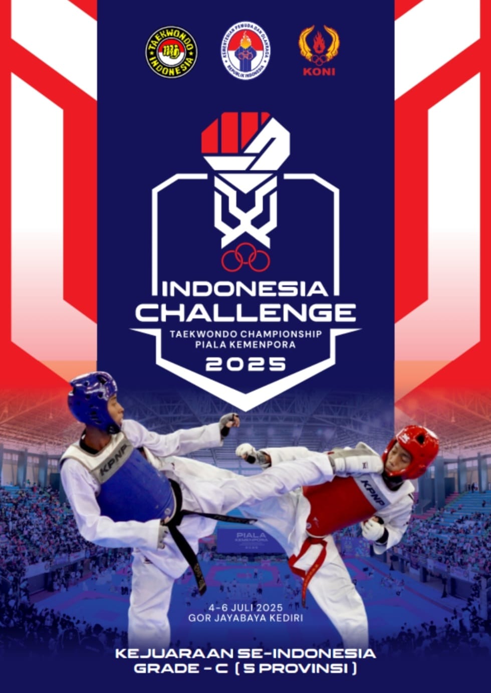 Ajang Pertarungan Prestasi Taekwondo di Tanah Air Taekwondo Indonesia Dojang tstc